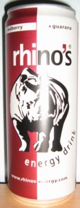 Rhino's Energy Drink Redberry + Guarna